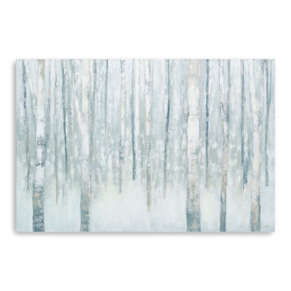 Winter Blue Birch Canvas Art Print, 60x40 in. Kirklands Home