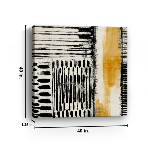 No Borders IV Abstract Giclee Canvas Art Print