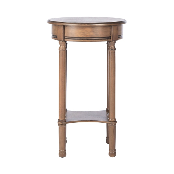 Brown Tegan Round Accent Table | Kirklands Home