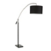 Black and Gold Marble Base Swivel Floor Lamp