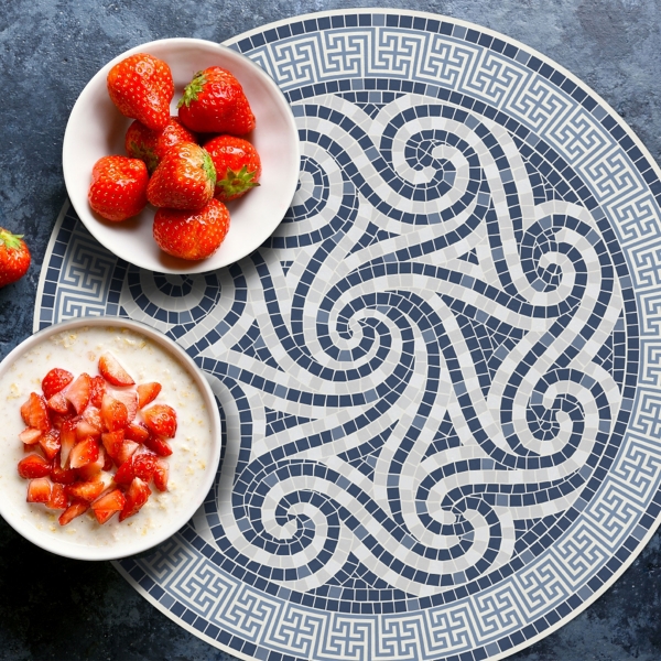 Ocean Blue Mosaic 4pc. Placemat Set Kirklands Home