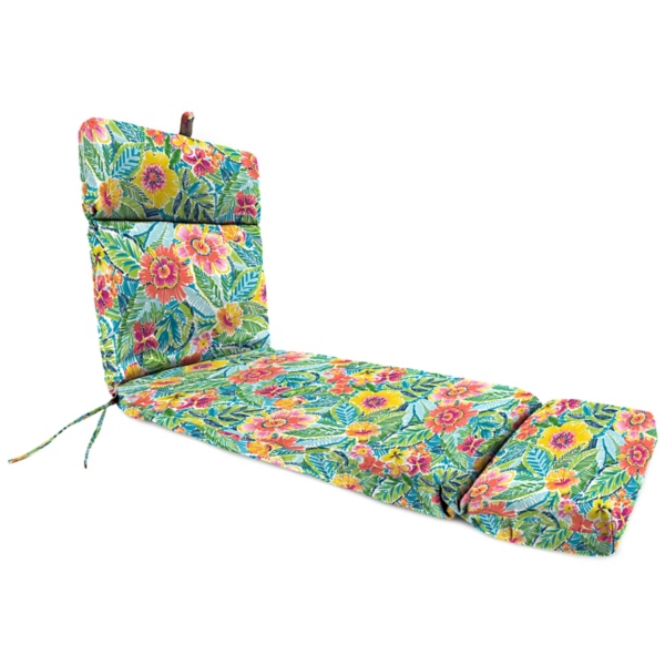 Multicolor Pensacola Floral Outdoor Chaise Cushion