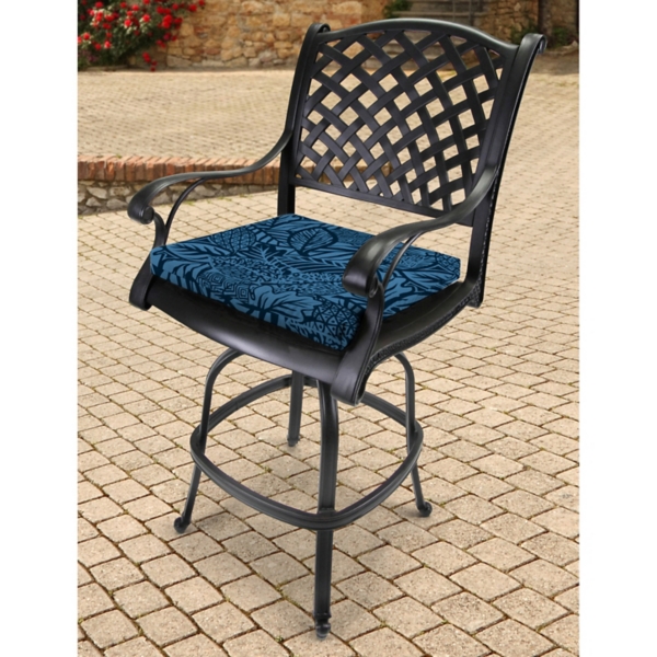 Blue Leaf Outdoor Chair Cushion Kirklands Home