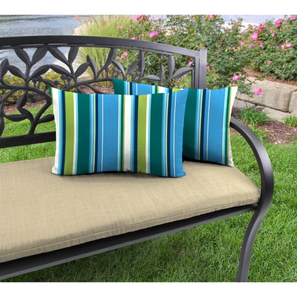 Tidal Tango Outdoor Lumbar Pillows, Set of 2