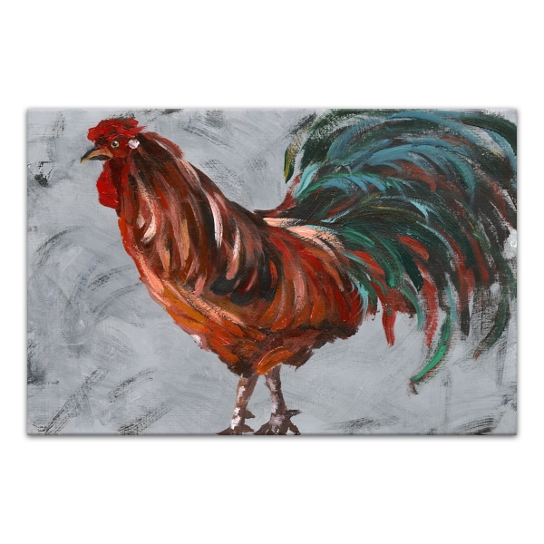 Farmhouse Rooster II Canvas Art Print | Kirklands Home