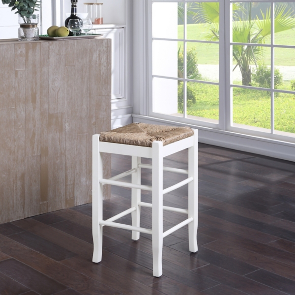 Cream Handwoven Counter Stool Kirklands Home