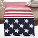 American Flag Cotton Table Runner