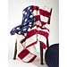 American Flag Patriotic Sherpa Throw Blanket
