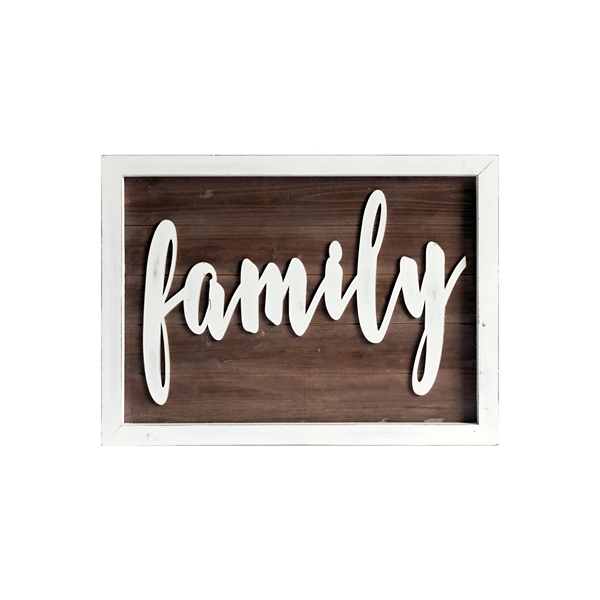 Family Framed Wood Wall Art Kirklands Home