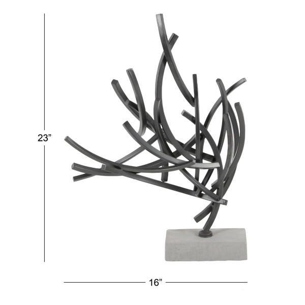 Iron Contemporary Branch Sculpture