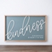 Blue Kindness Changes Everything Wall Plaque