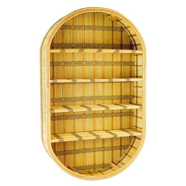 Oval Rattan Wall Shelf Kirklands Home
