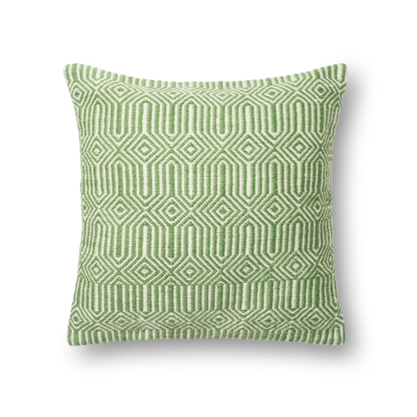 Lime Woven Geometric Outdoor Throw Pillow Kirklands Home