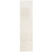 Cream Francesca Woven Shag Runner, 3x5