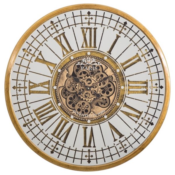 Classy Gold Layered Open Gear Wall Clock Kirklands Home