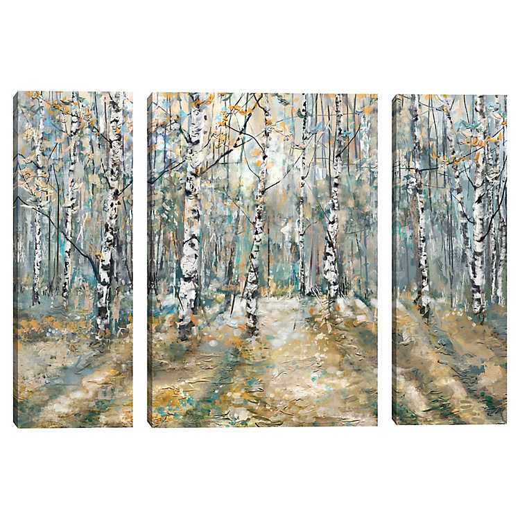Kaleidoscope Trees Canvas Art Prints, Set of 3 | Kirklands Home