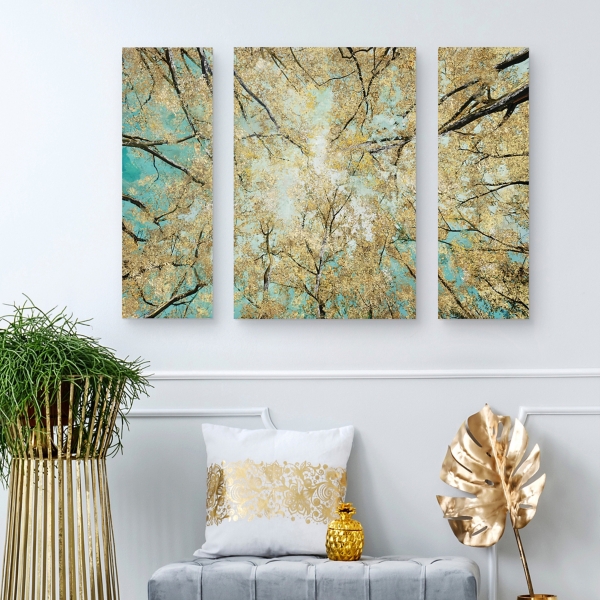 Sky High Canvas Art Prints, Set of 3