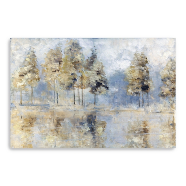 Blue Golden Forest Giclee Canvas Art Print | Kirklands Home