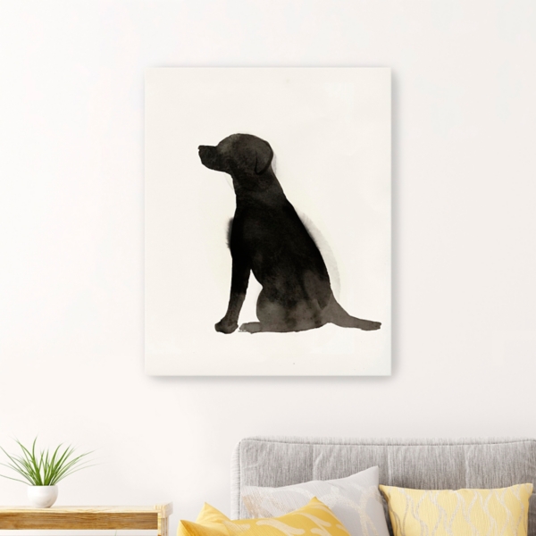 Black dog 2025 wall art