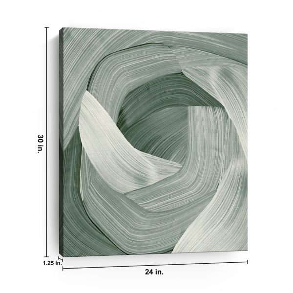 Enriched Emerald Canvas Art Print, 24x30 in.