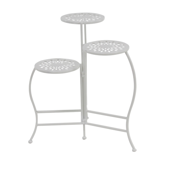 White Metal 3Tier Plant Stand Kirklands Home