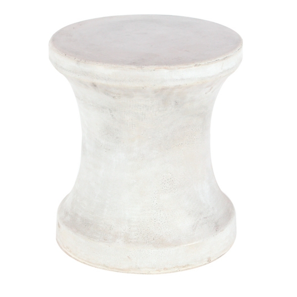 Clay Hourglass Accent Table