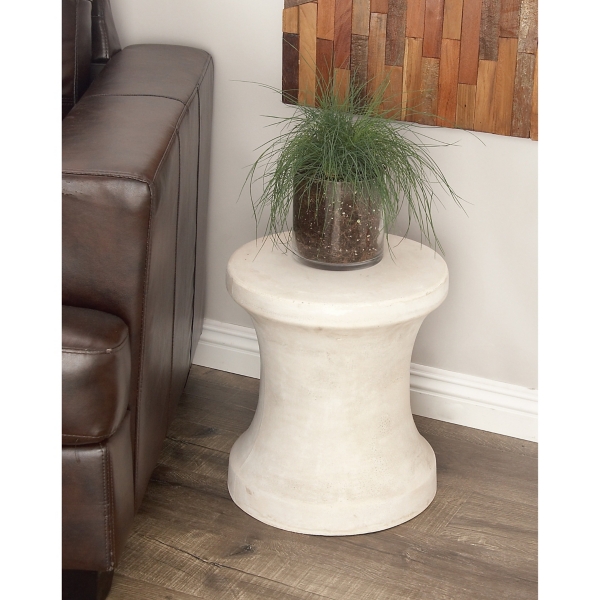 Clay Hourglass Accent Table