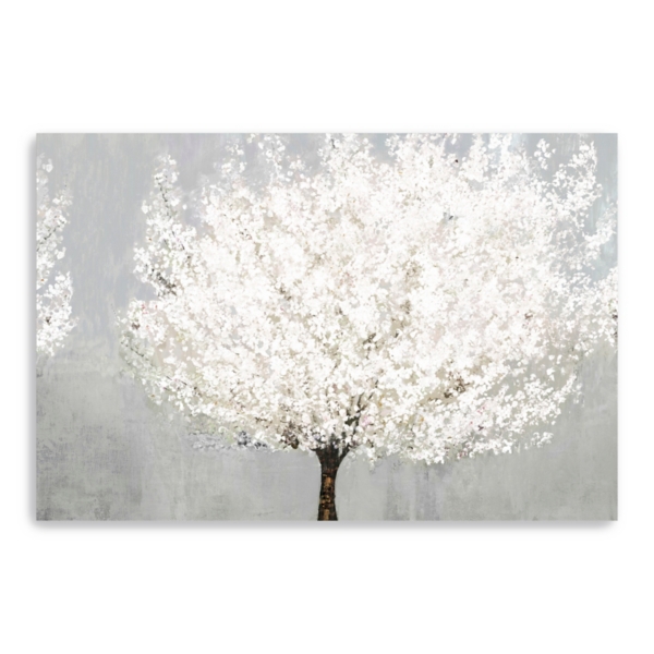 Snow Kissed Blossoms Giclee Canvas Art Print Kirklands Home