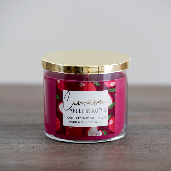 Cinnamon Apple Strudel Triple Wick Jar Candle Kirklands Home