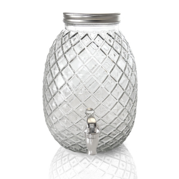 Clear Glass Pineapple Beverage Dispenser Kirklands Home