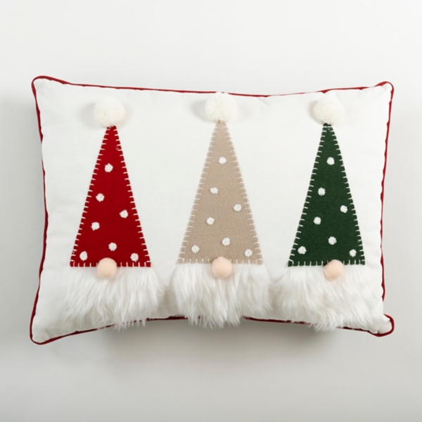 Three Holiday Gnomes Pillow Kirklands Home