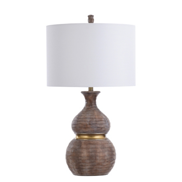 Brown and Gold Gourd Table Lamp | Kirklands Home