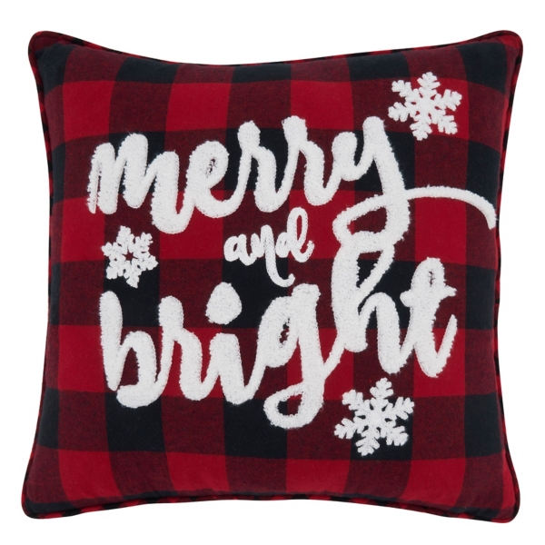 Buffalo plaid christmas pillow new arrivals