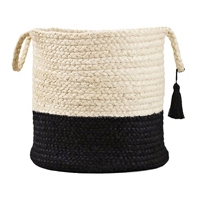 Black Y-Weave Storage Basket, Small, Sold by at Home