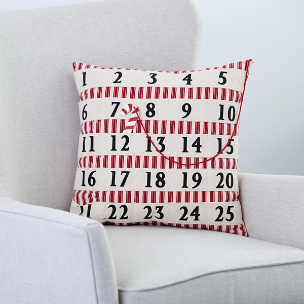 Candy Cane Advent Calendar Christmas Pillow Kirklands Home