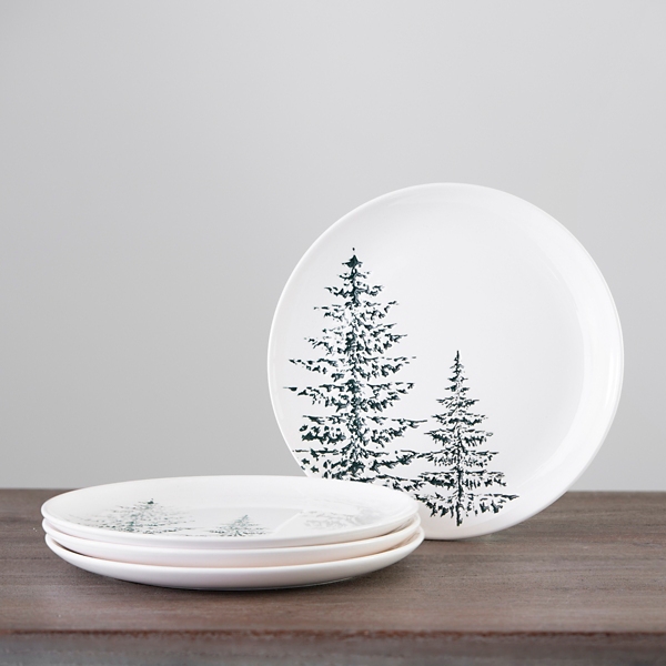 Evergreen Salad Plates, Set of 4 Kirklands Home