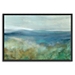 Blue Mountain Overlook Framed Canvas Art Print