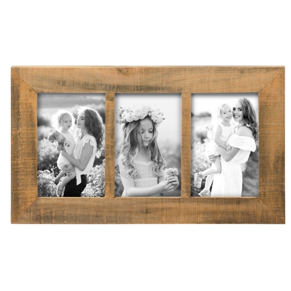 Natural Wood Triple Photo Collage Frame Kirklands Home