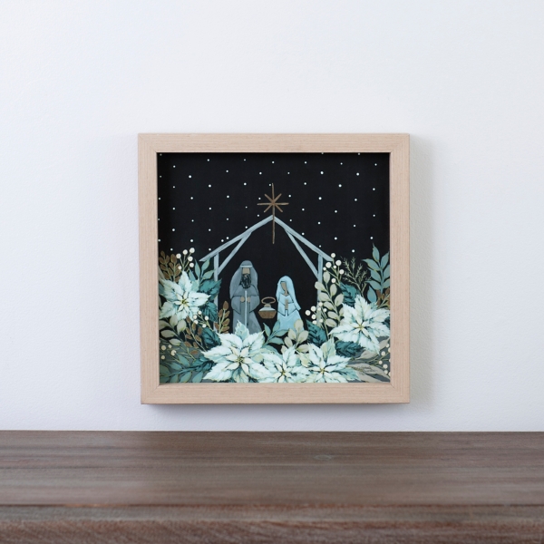 Floral Holy Family Christmas Wall Art Kirklands Home