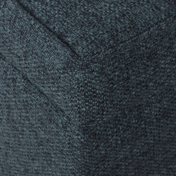 Navy Tufted Upholstered Storage Ottoman