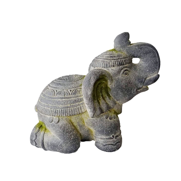 Mossy Elephant Outdoor Statue | Kirklands Home