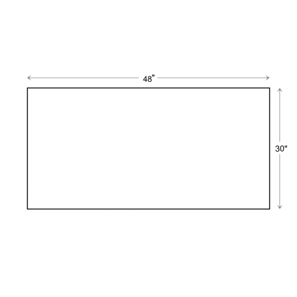 Natural and Black Abby Doormat, 48x30 in.