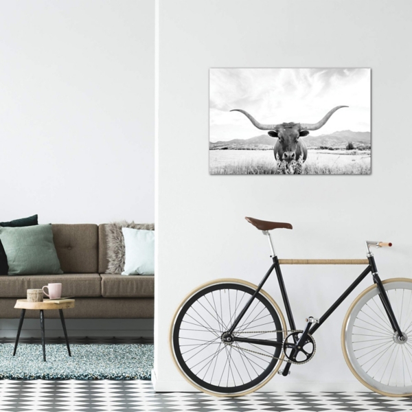 Longhorn Giclee Canvas Art Print