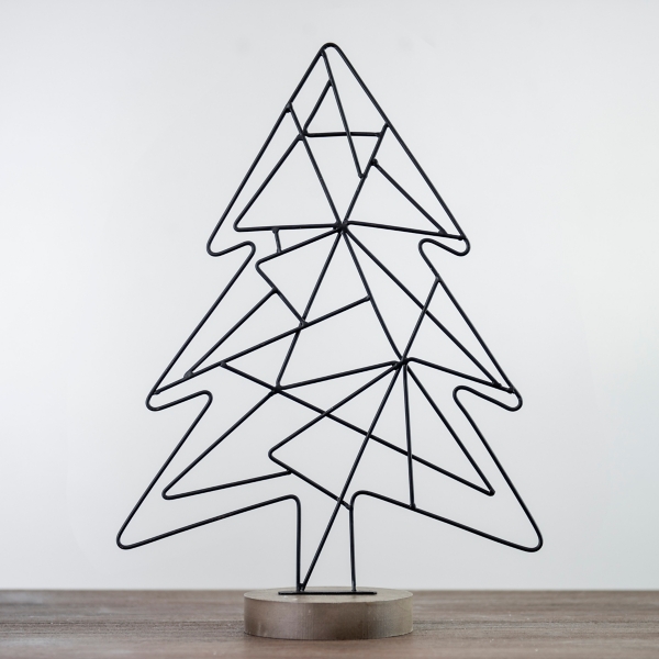 modern metal christmas tree