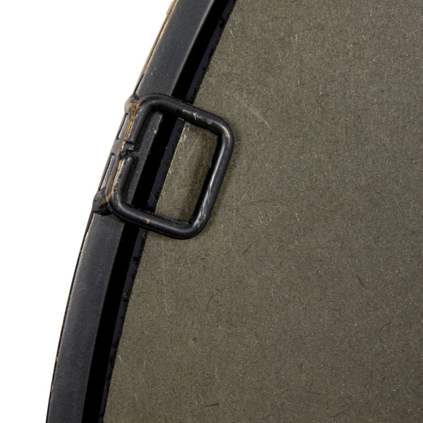 Black Metal Arch Framed Mirror