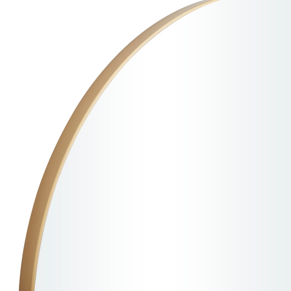 Gold Wood Round Frame Mirror Kirklands Home