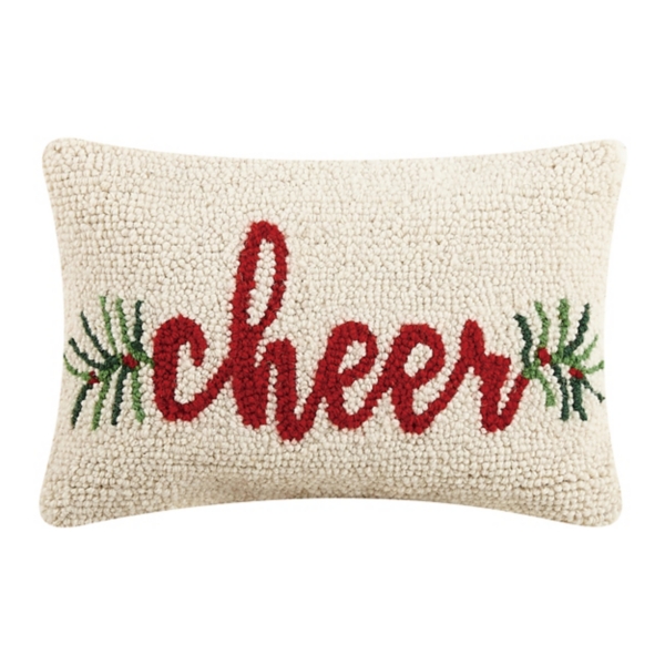 Cheer Holly Christmas Lumbar Pillow Kirklands Home