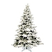 4.5 ft. Flocked Utica Fir Christmas Tree