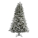 7 ft. Clear Lit Colorado Fir Snow Christmas Tree