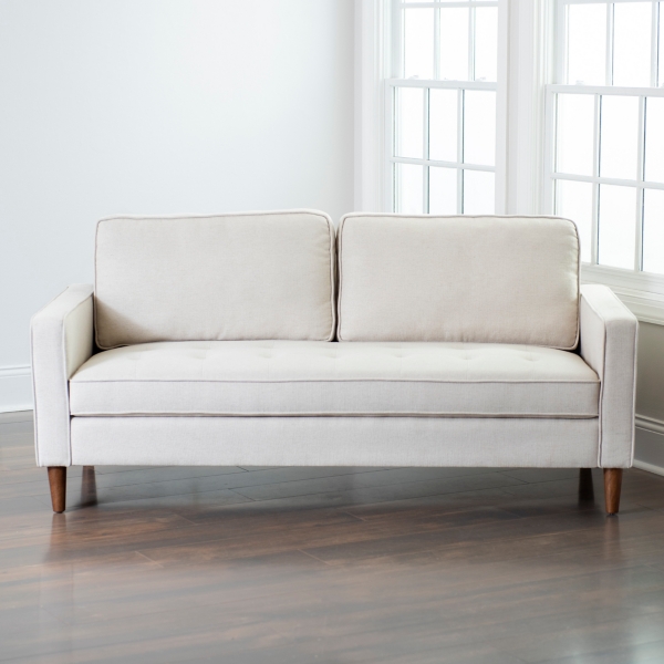 Wyatt Ecru Woven Sofa Kirklands Home